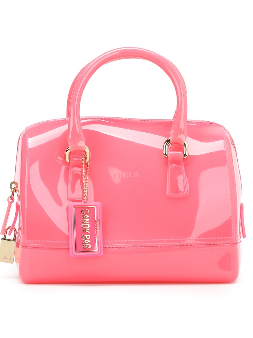 Furla Candy Bubble Gum Pink Handbag